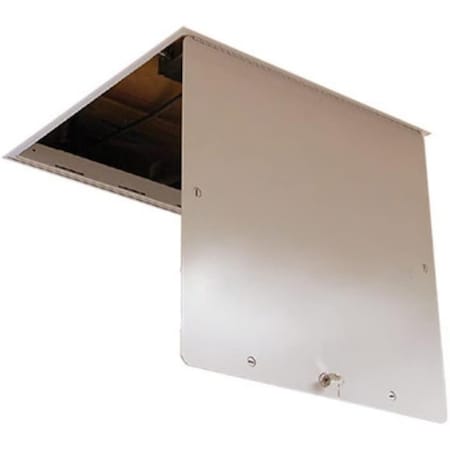 Linhdor ALUMINUM SUSPENDED / DROP CEILING T-BAR ACCESS PANEL W/ KEYED CYLINDER LOCK & NEOPRENE GASKET  24X48 LWCT5992448